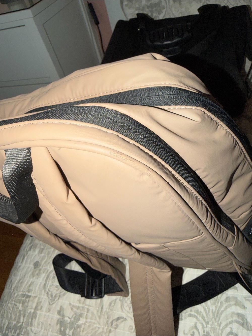 Calpak Backpack in Light Taupe - Picture 5 of 9